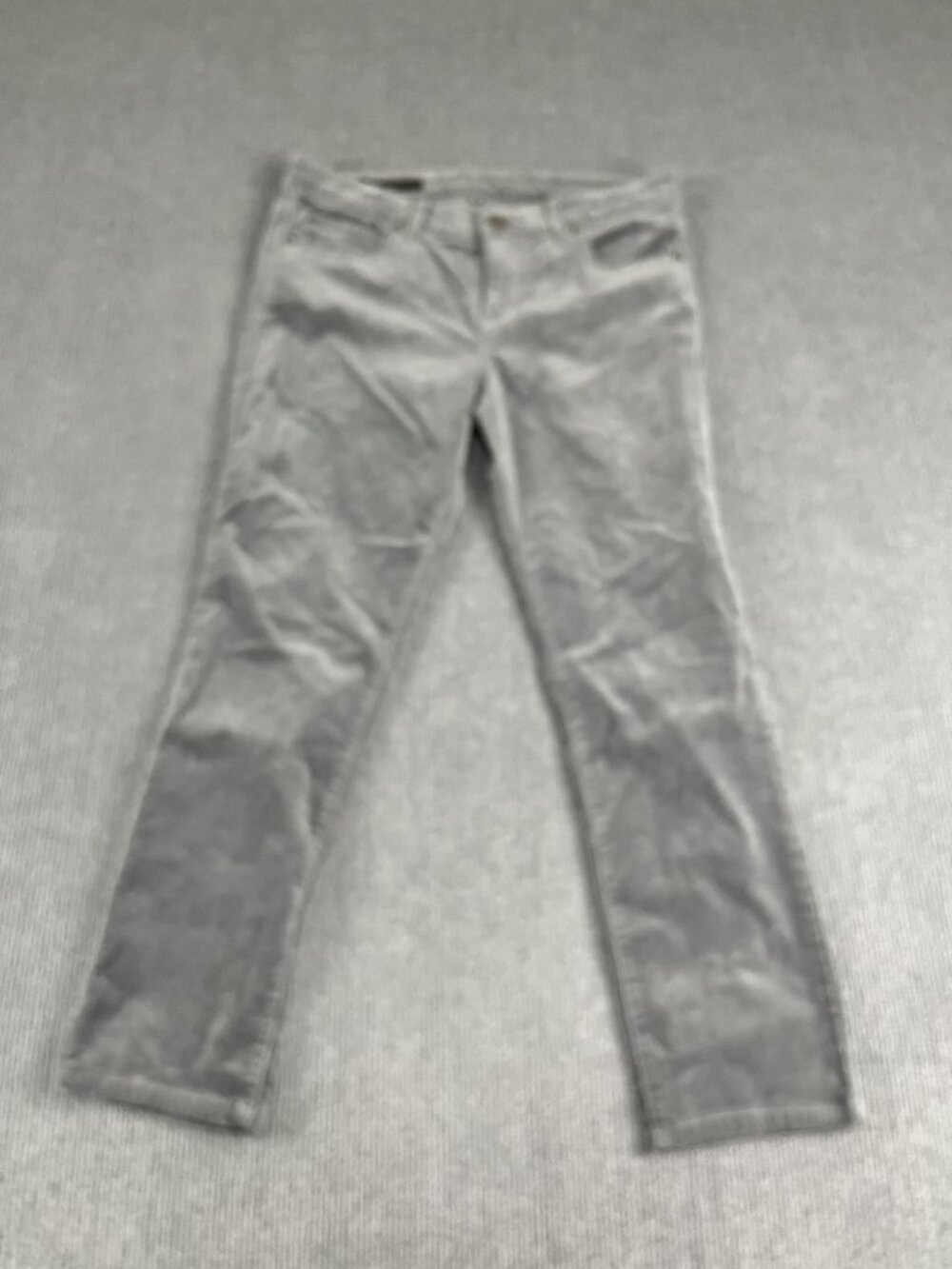 Kut From The Kloth Diana Skinny Gray Corduroy Pants Size 8 Womens